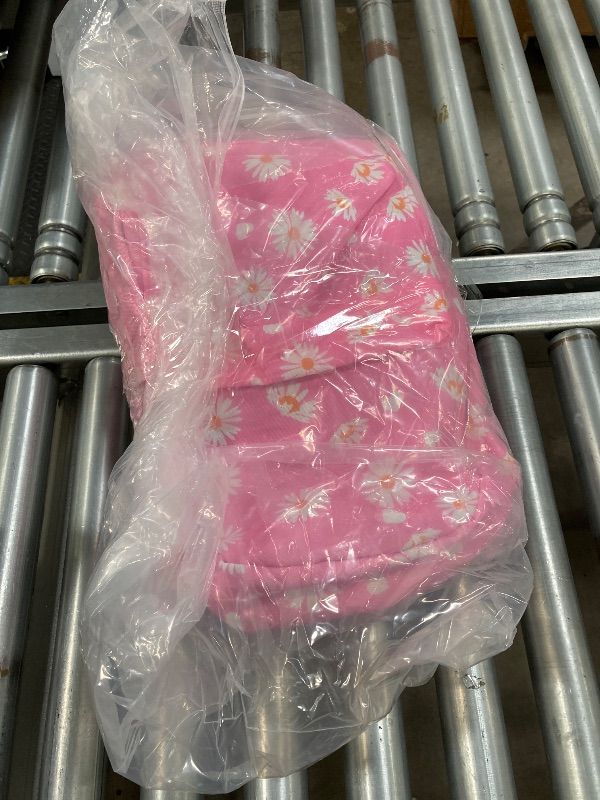 Photo 1 of ***SUITCASE NOT INCLUDED***Redbaker 5Pcs Kids Luggage Set, Backpack Lunch Bag Neck Pillow, Pink Daisy Travel Set for Summer Vacation Sleepover Back to School Gift ***SUITCASE NOT INCLUDED***