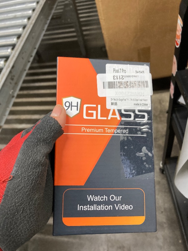 Photo 1 of [3+1 Pack] for Google Pixel 7 Pro Screen Protector, 9H Tempered Glass, Ultrasonic Fingerprint Compatible, 3D Curved, HD Clear Scratch Resistant for Google Pixel 7 Pro 5G Glass Screen Protector