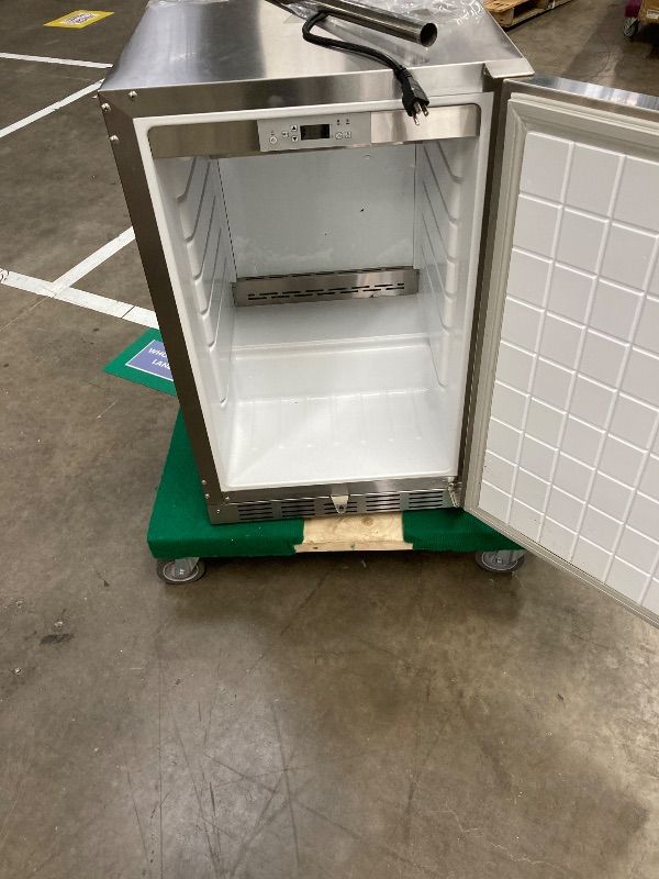 Photo 1 of *****PARTS ONLY**** 

21 Inch Outdoor Refrigerator, Weather Proof Stainless Steel Beverage Beer Cooler Under Counter Fridge, Indoor/Outdoor Refrigerator with 3 Shelves for Patio Kitchen and Commercial Use