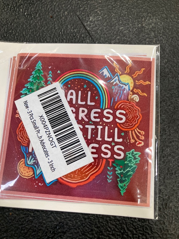 Photo 1 of (3pcs-3in) Small Progress is Still Progress Sticker Mental Health Stickers