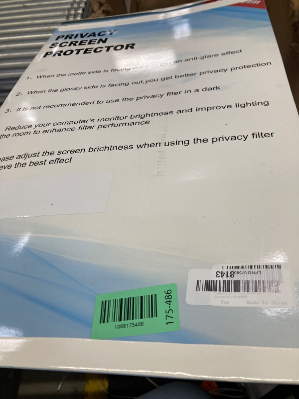 Photo 1 of [2-Pack] 22 Inch Monitor Privacy Screen, 16:10 Anti-Glare Blue Light Filter