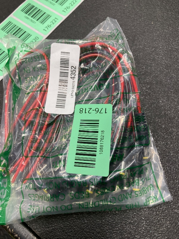 Photo 1 of (Real 18AWG) 10 Pairs 12V 5A DC Power Pigtail Barrel Plug Connector Cable, 2.1mm x 5.5mm Male Female DC Pigtail Connectors for CCTV Security Camera and 12V Power Supply Adapter by MILAPEAK