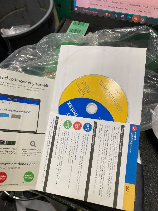 Photo 1 of [Old Version] TurboTax Premier 2023, Federal & State Tax Return [PC/Mac Disc]