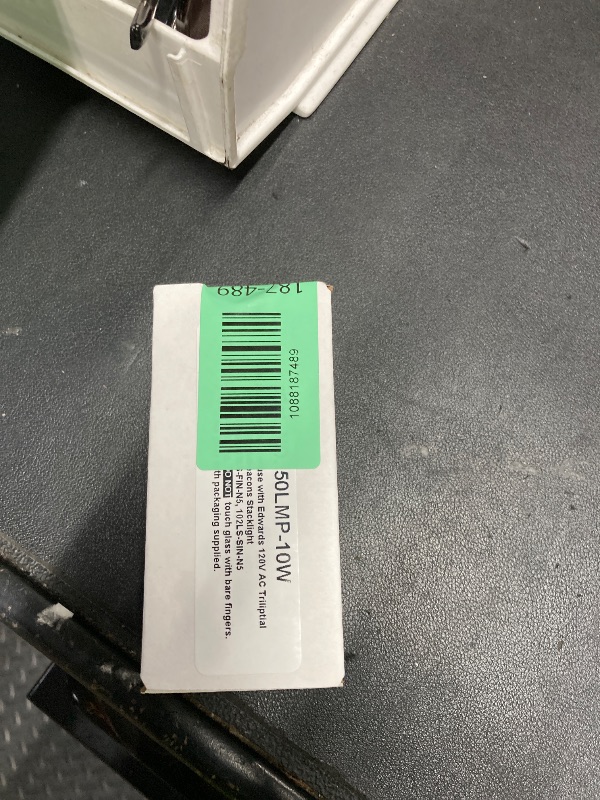 Photo 1 of "Edwards 50LMP-10W Replacement Incandescent Bulb 10 Watt, 120 Volt AC, 2500 Hour Life, Clear Lens, White Emitted,"
