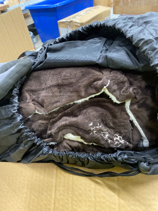 Photo 1 of *Used/dirty/something stuck to blanket* Faux Fur Throw - Luxurious, Hypoallergenic Premium Zobel Faux Marten Sable Fur Blanket with Plush Mink Back and Gift Box, 60x70” by Bedford Home (Amber Brown)