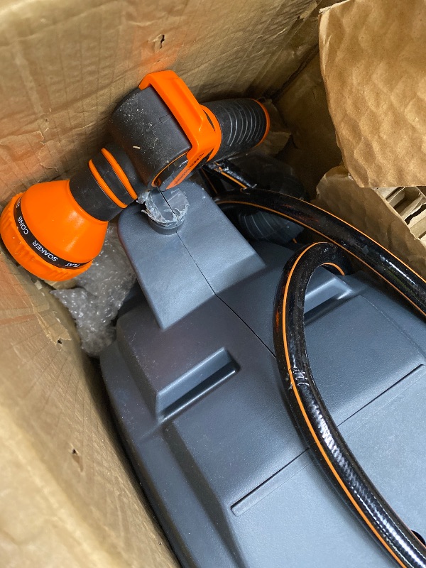 Photo 1 of *Minor damage to cord* Giraffe Tools AW30 Wall Mounted 1/2" x 100 ft Garden Hose Reel, Retractable Water Hose Reel, Automatic Rewind & Lock at Any Length