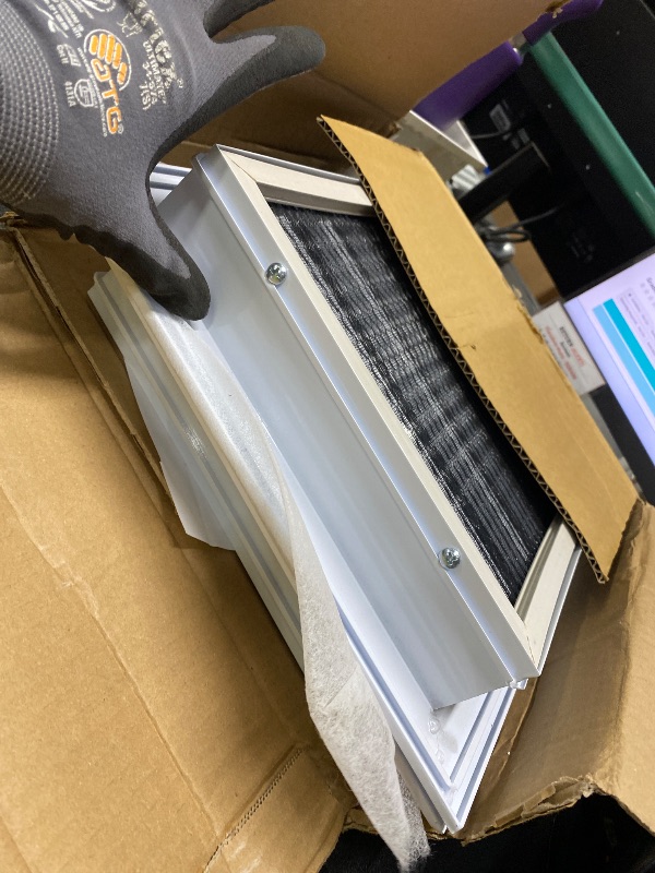 Photo 1 of *Minor scratches* ForoGore 2 Pack 12" x 12" Gable Vent Aluminum Attic Vent with Screen Door Vents for Exterior Door Ventilation in House Shed Vent