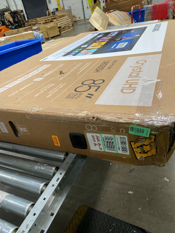 Photo 1 of *NO RETURNS/NO REFUNDS* *SCREEN DAMAGED* Samsung 85-Inch Class U8000H Series Crystal UHD, 4K, Smart TV, 2026 Model