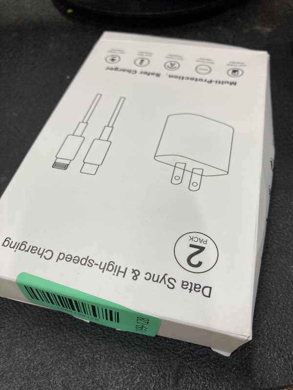 Photo 1 of ?Apple MFi Certified?Fast Charger iPhone,Fast i Phone Charging Cord 3Pack iPhone Charger Fast Charging Plug Block 6FT USB C to Lightning Cable for iPhone 14/14 Pro Max/Plus/13 Mini/12/11/XR/XS,AirPods