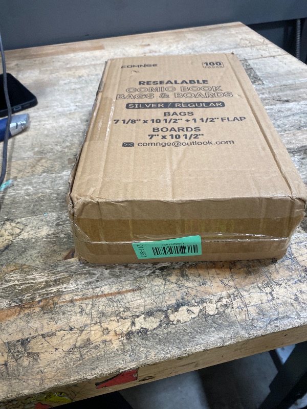 View 2 of 100ct Silver Age Comic Bags and Boards - Resealable Acid-Free Sleeves