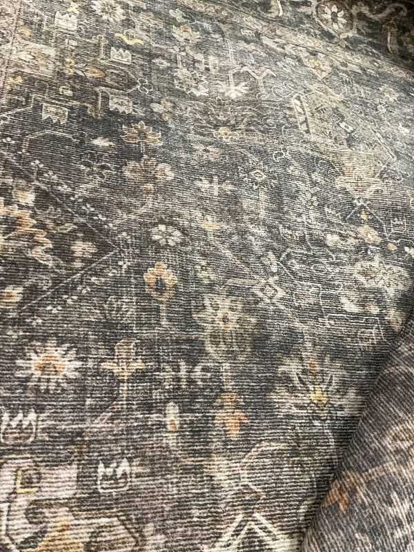 View 5 of **stock photo for reference**Washable Area Rugs for Living Room: 8x10 Bedroom Rug Boho Vintage Area Rug Stain Resistant Non Slip Low Pile Lightweight Soft Carpets for Dining Room Kitchen Nursery Kids Room Playroom Home Office