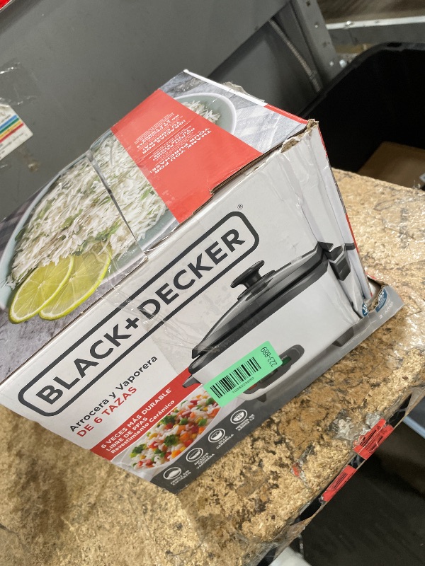 View 2 of **MISSING LID**BLACK+DECKER 6-Cup Rice Cooker