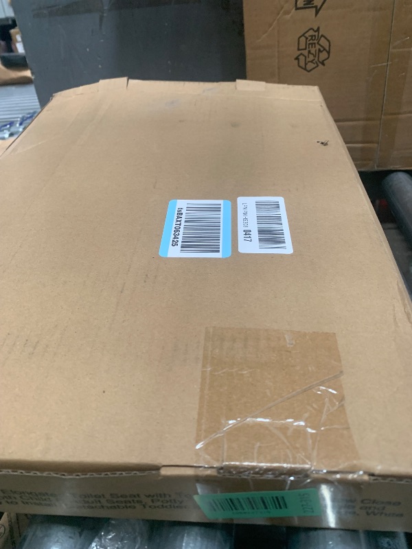 View 3 of 1M Elongated Toilet Seat with Built-In Toddler Seat