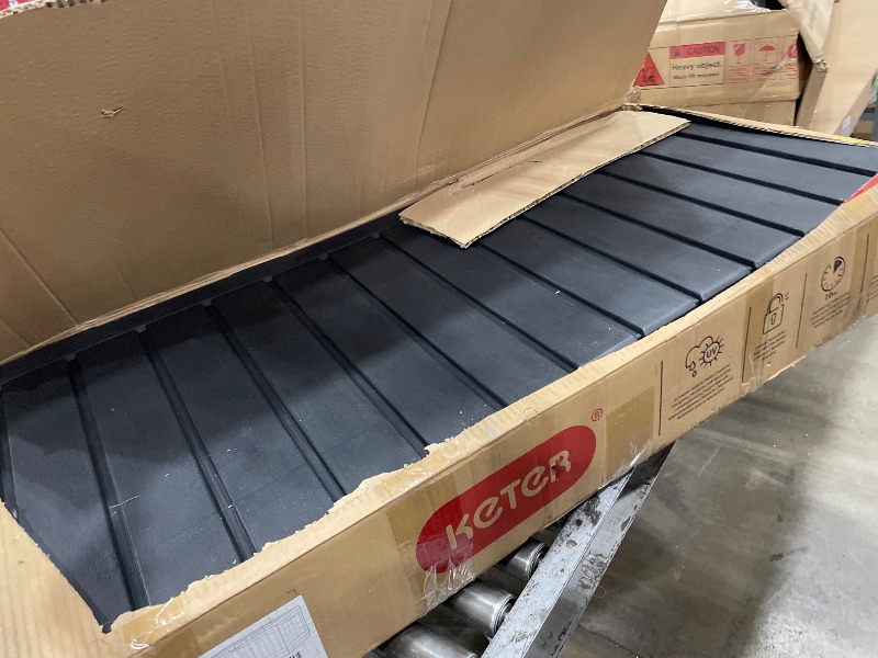 View 3 of **PARTS ONLY** Keter Kentwood 92 Gal Outdoor Storage Box for Patio and Pool Accessories