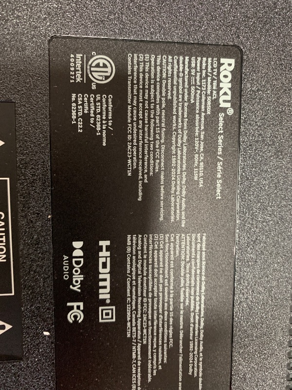 View 2 of (broken screen_) Roku 50-Inch Select Series Smart TV 2026-4K (2160p) QLED TV TV