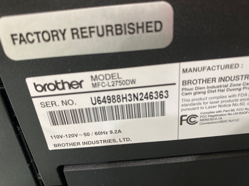 View 5 of *** PARTS ONLY **** Brother MFC-L2900DW All-in-One Monochrome Laser Printer