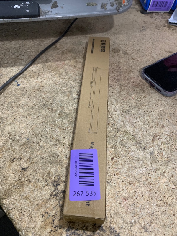 View 2 of 12 Inch LED Light Bar USB Powered 3 Colors, Dimmable Magnetic Frosted Cover