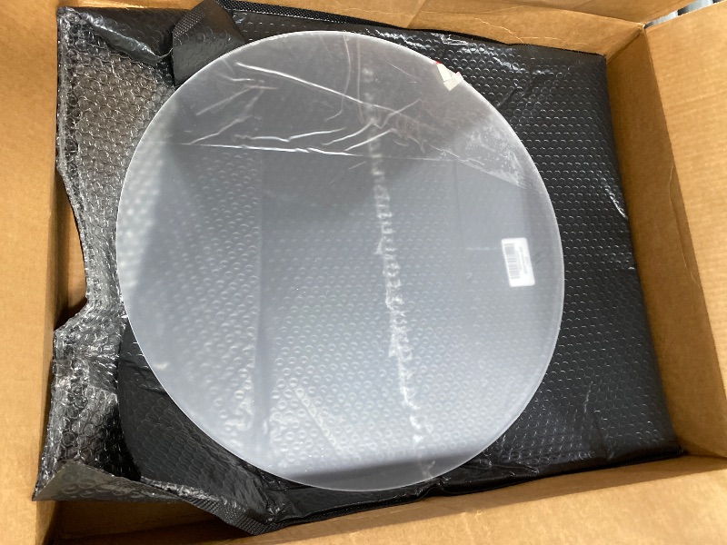 View 3 of 1 Pieces 1/4" Round Plexiglass Sheet, 17 Inch Diameter Clear Acrylic Circle, Round Cake Disk Acrylic Sheet, Plexiglass Table Top, Acrylic Backdrop