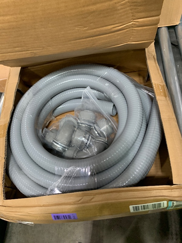 View 3 of 1-1/4inch 25FT Electrical Conduit Kit,Liquid-Tight Conduit and Connector