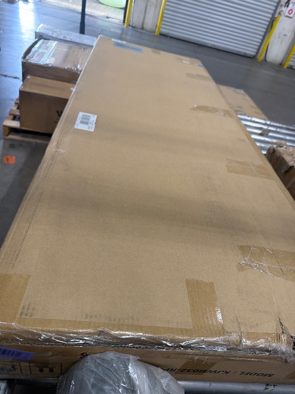 View 2 of **set 1 of 2 only**KISLOT Queen LED Upholstered Bed Frame, Cream