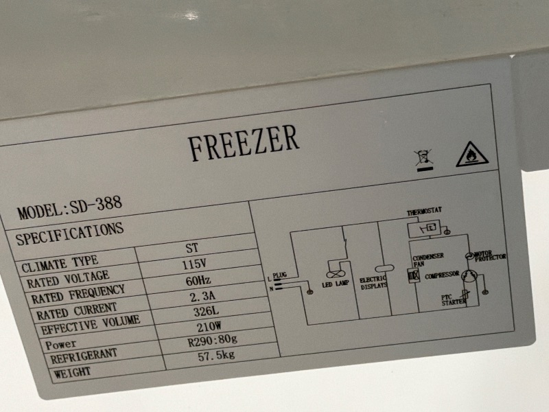 View 4 of 13.5 Cu.Ft Commercial Ice Cream Display Freezer, 51" Gelato Dipping Cabinet with 8 Large 3 Gallon Tubs, Top Open Chest Freezer for Restaurant, Ice Cream Shop, White