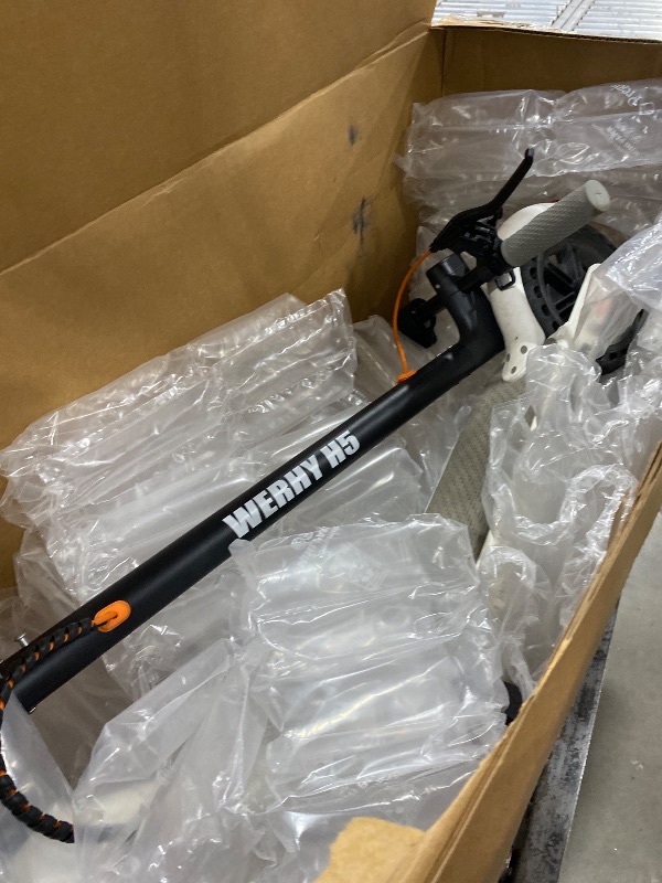 View 2 of **USED***WERHY Electric Scooter, 500W/350W Powerful Motor & 19 MPH Top Speed, 16/25 Miles Range, Folding E Scooter with Dual Braking for Teens and Adults