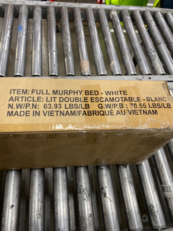 View 3 of **ALLTHREEBOXESINCLUDED**TRUCKPICKUPONLY*** Full Murphy Bed - Pure White Oak