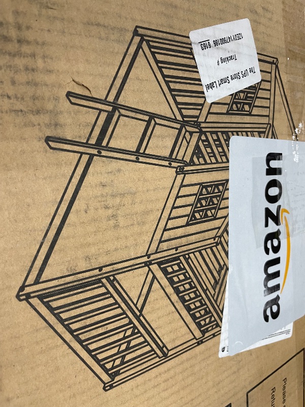 View 2 of ***** PARTIAL SET , MISSING BOX 1/2 **** House Bunk Bed