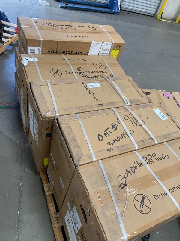 View 4 of **trailer pickup only** **Missing 1 box** **7 BOXES IN TOTAL**YITAHOME Mini Split AC/Heating System 48000 BTU 20 SEER2