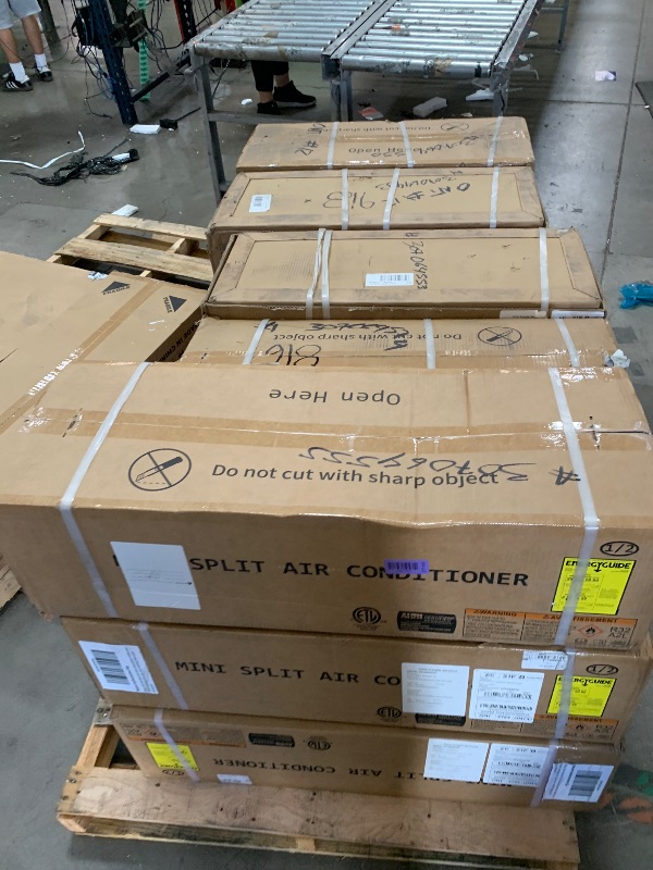 View 3 of **trailer pickup only** **Missing 1 box** **7 BOXES IN TOTAL**YITAHOME Mini Split AC/Heating System 48000 BTU 20 SEER2