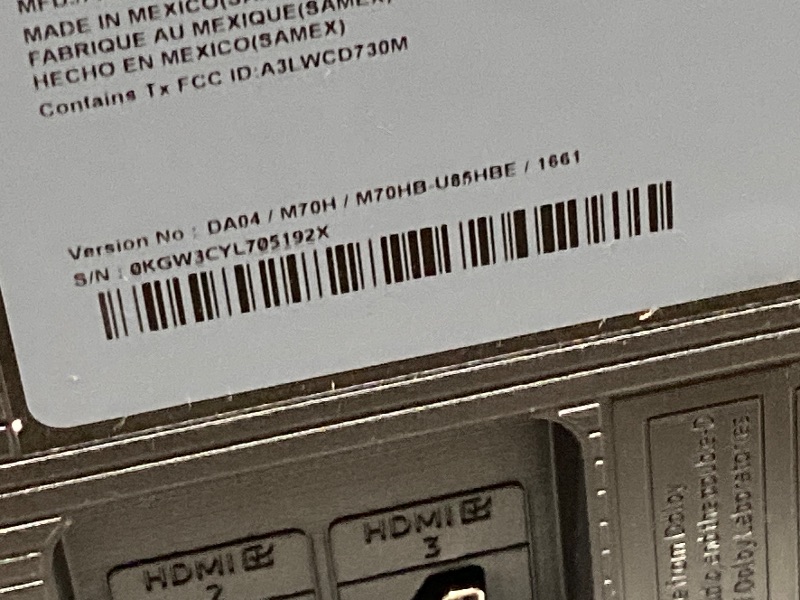 View 2 of **Did not power on** Samsung 75-Inch QLED 4K Smart TV
