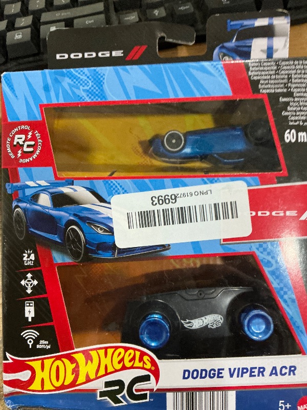 View 2 of ?Hot Wheels 1:64 Scale RC Dodge Viper ACR, Remote-Control Toy Car??