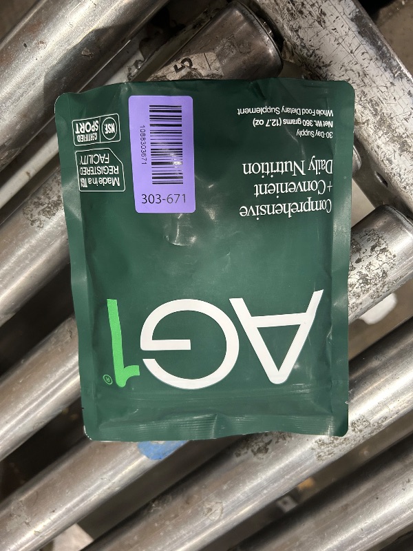 View 2 of **EXPIRES 02/27** AG1 Greens Powder Refill Pouch – 75 Vitamins, Multivitamin & Probiotic | Gut Health Support | Vegan, Keto, Gluten Free | Athletic Greens Supplement - Pouch Only, Classic Formula