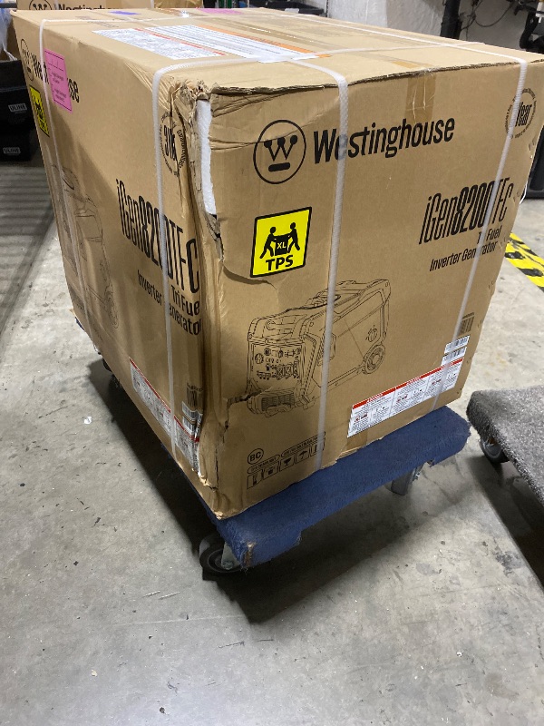 Photo 1 of Westinghouse 8200 Peak Watt Tri-Fuel Portable Inverter Generator, Remote Electric Start, Transfer Switch Ready, Gas, Propane, Natural Gas, Low THD, Safe for Electronics, Parallel Capable, CO Sensor