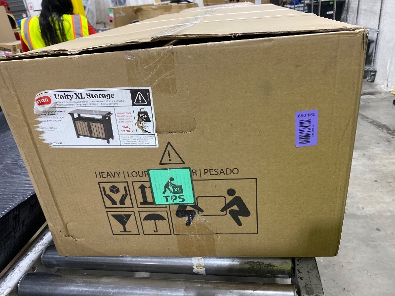 Photo 1 of Keter Unity XL Outdoor Entertainment Cart with Storage