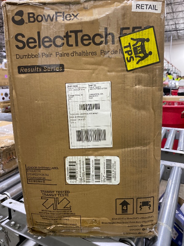View 3 of BowFlex 552 SelectTech Adjustable Dumbbells (Pair)
