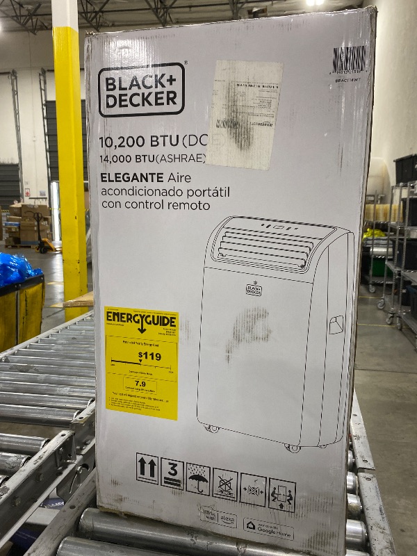 View 2 of BLACK+DECKER Smart Portable Air Conditioner, 14,000 BTU, BPACT14WT, White