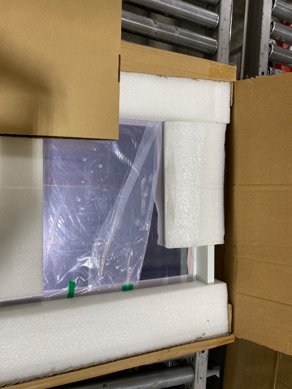Photo 1 of 24"×20" Vanity Mirror with 10.1" Touchscreen TV, WiFi Makeup Mirror White