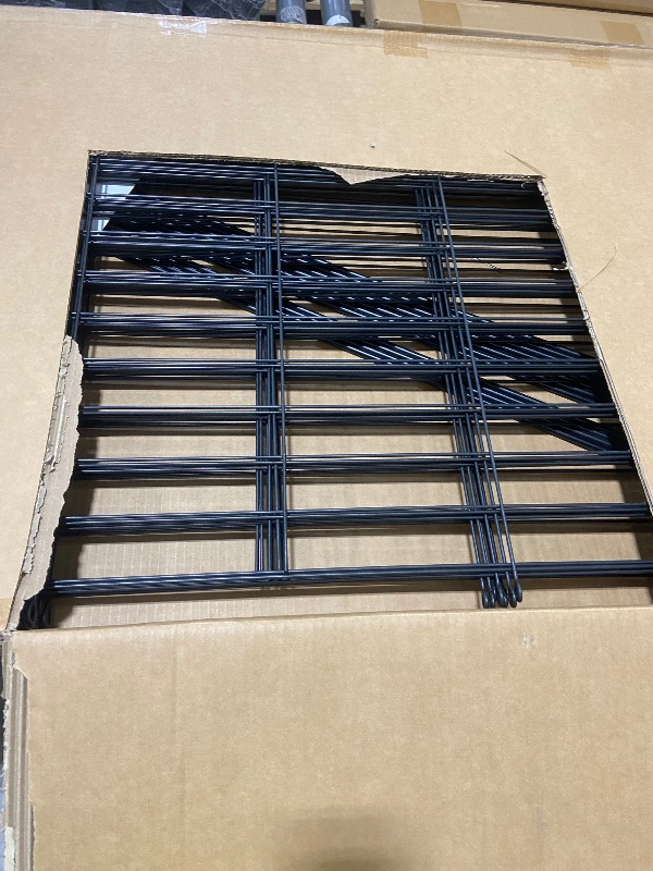 View 2 of Toolterritary 10 Panels No Dig Decorative Garden Fence, 48in(H) x 26.0ft(L), Dog Fence Outdoor for Yard - Rustproof Metal Animal Barrier Fencing for Patio, Flower Bed, Ideal for Dogs, Rabbits