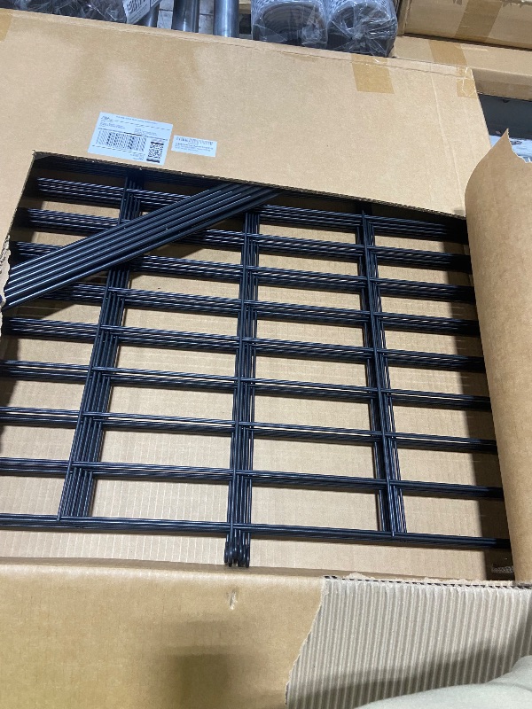Photo 1 of Toolterritary 10 Panels No Dig Decorative Garden Fence, 40in(H) x 26.0ft(L), Dog Fence Outdoor for Yard - Rustproof Metal Animal Barrier Fencing for Patio, Flower Bed, Ideal for Dogs, Rabbits