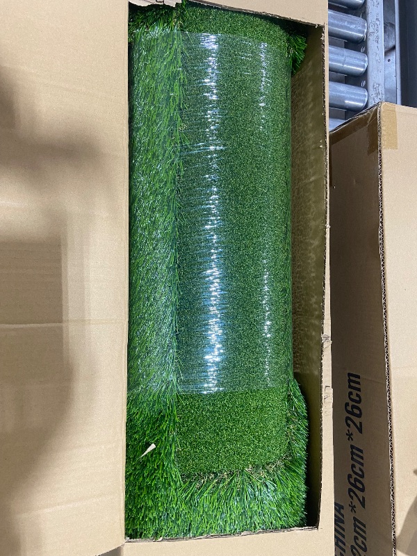 Photo 1 of RELILAC Dual Turf Golf Mat with Ball Tray, 5x4ft
