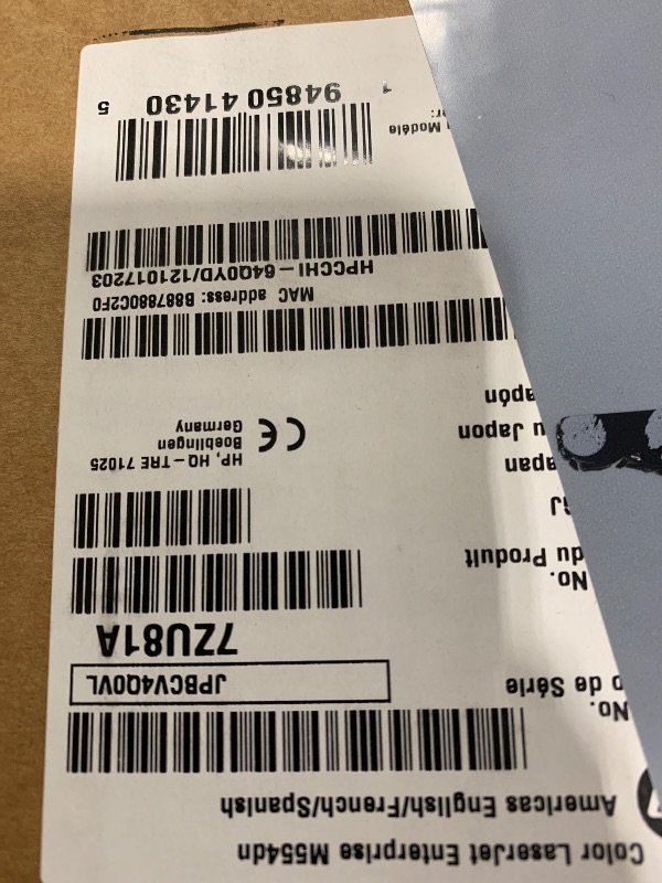 Photo 1 of HP Color LaserJet Enterprise M554dn Duplex | Color Laser Printer | Duplex