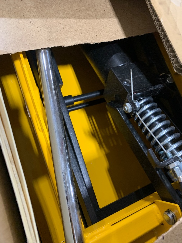Photo 1 of FORGLO Hydraulic Lift Table Cart, 440 lb CapacityX0052O61V7