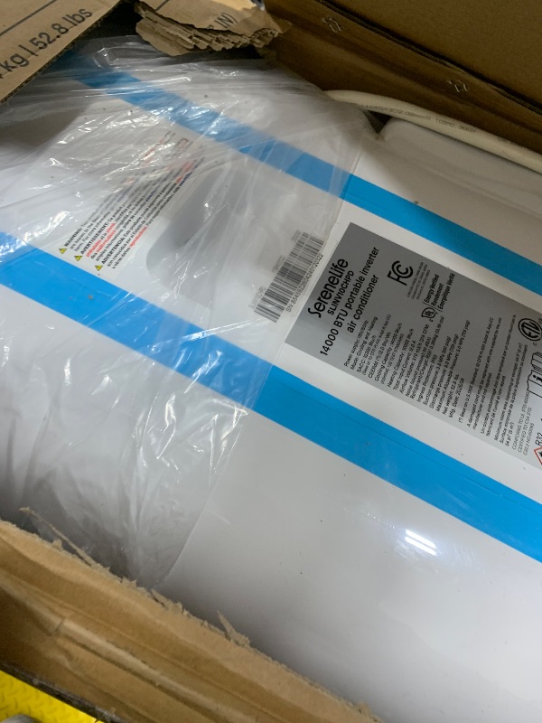 Photo 1 of SereneLife 14000 BTU Portable Inverter Air Conditioner