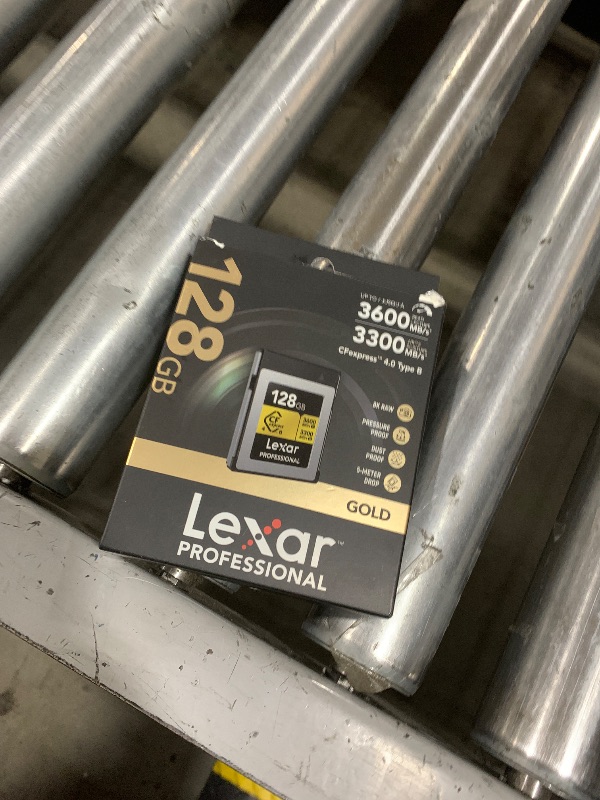 Photo 1 of Lexar Professional GOLD CFexpress 4.0 Type B 128GB Memory Card