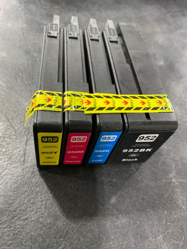 View 4 of EmiGSupply 952XL Ink Cartridges Black Cyan Magenta Yellow