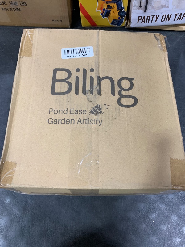 Photo 1 of Biling Floating Pond Fountain with LED Light - 660GPH