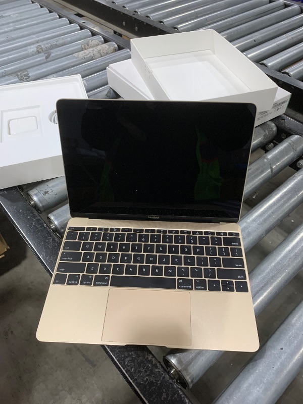 View 3 of Apple MacBook MK4M2LL/A 12-Inch Laptop with Retina Display 256GB (Gold) - (Renewed)