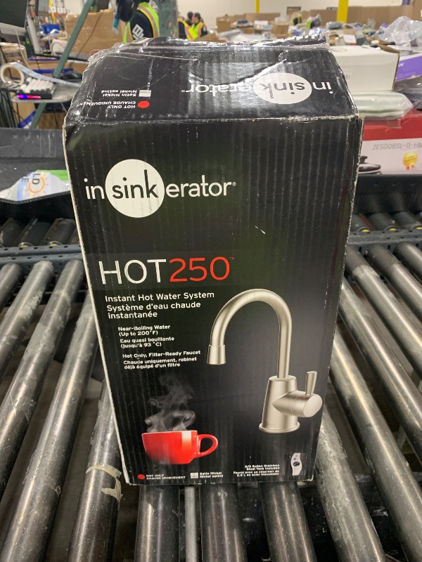 Photo 1 of InSinkErator HOT250 Instant Hot Water Dispenser System, Satin Nickel