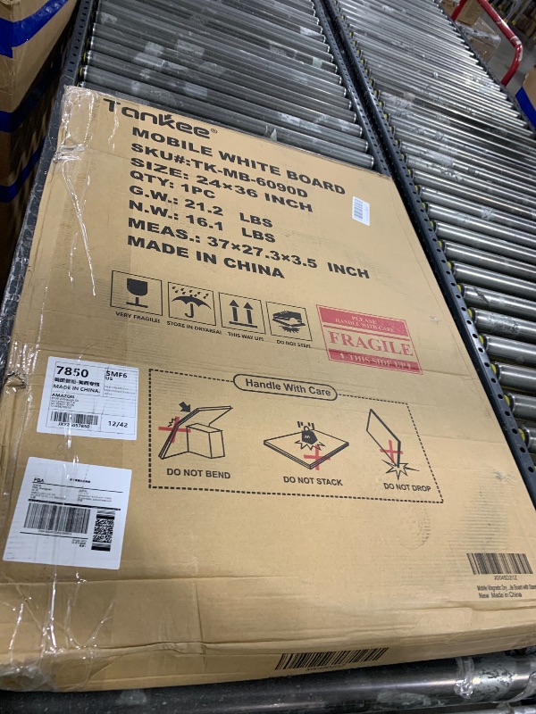 Photo 1 of Tankee Mobile Whiteboard, 36x24 Inches, Height Adjustable